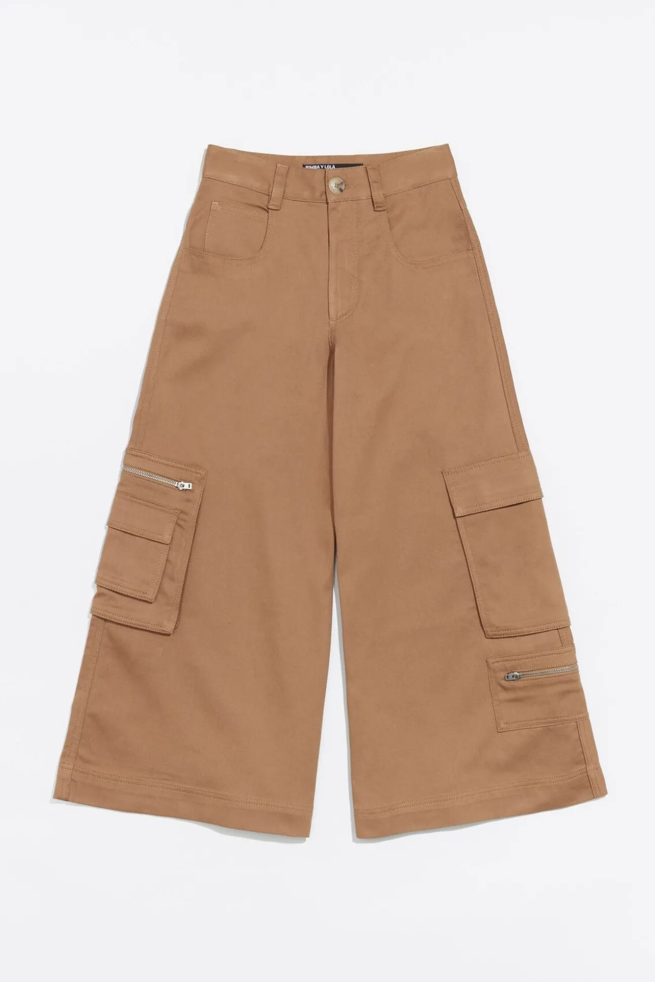 BIMBA Y LOLA Pantalon Cargo Camel<Mujer Pantalones