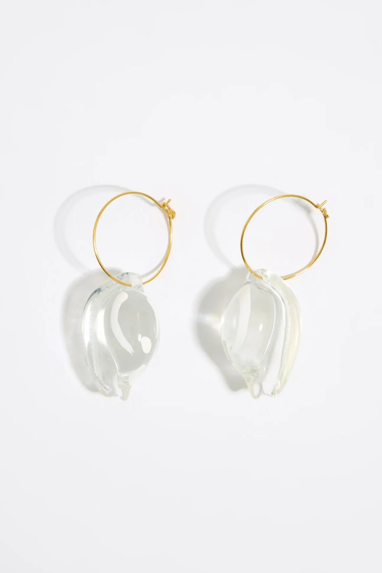 BIMBA Y LOLA Pendientes Aro Caracolas Transparentes<Mujer Pendientes