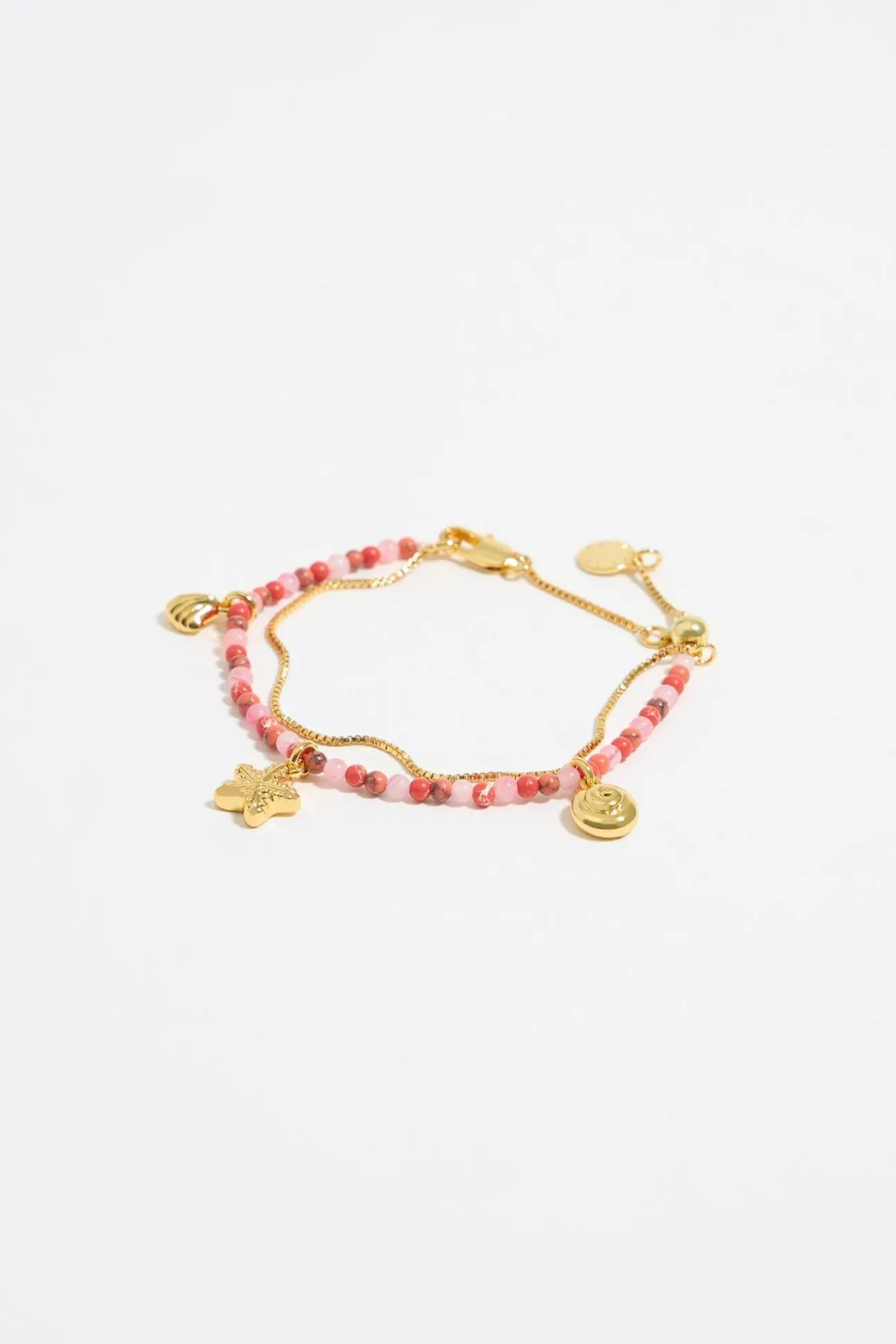 BIMBA Y LOLA Pulsera Doble Estrella De Mar Coral<Mujer Pulseras