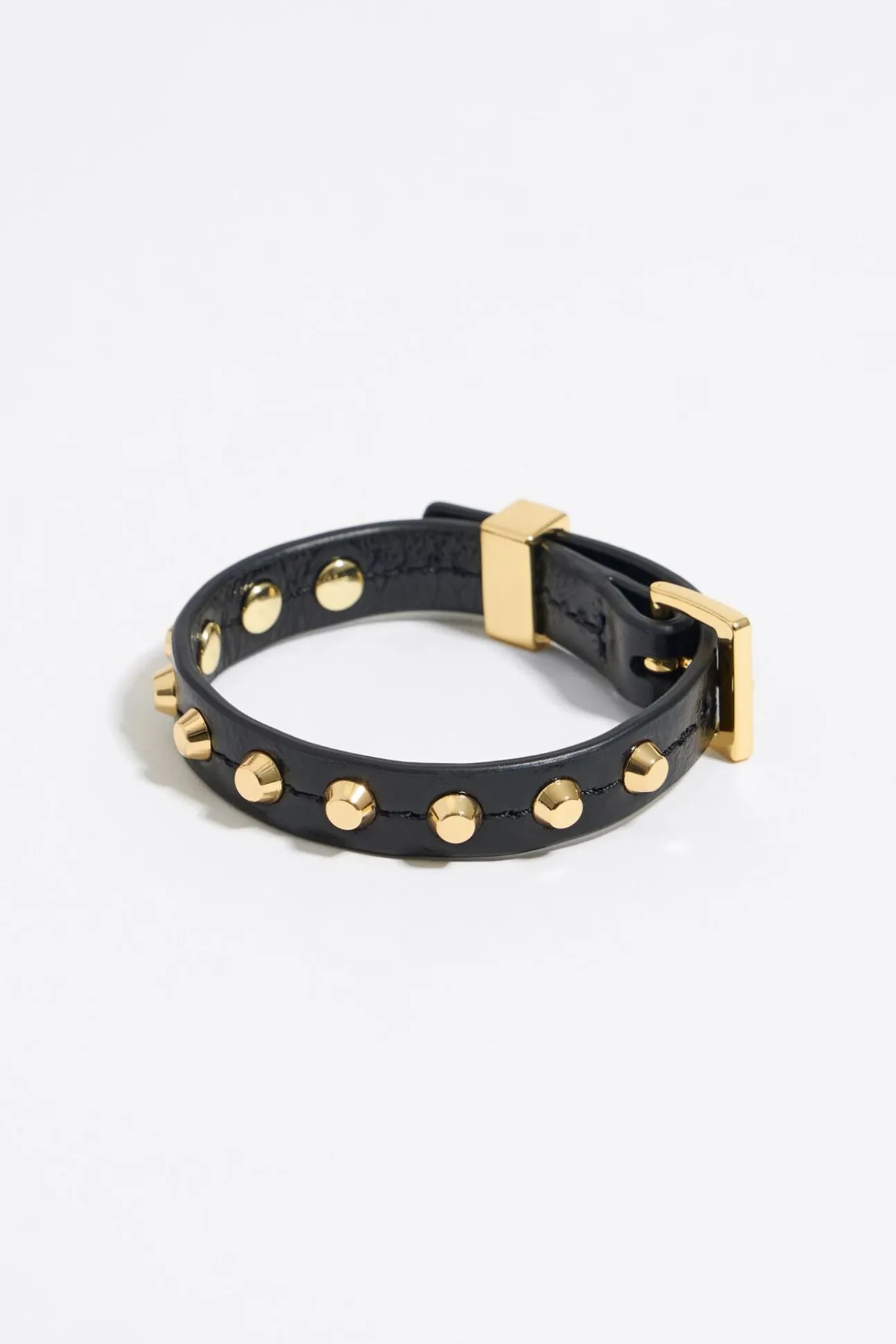 BIMBA Y LOLA Pulsera Piel Tachas Negra<Mujer Pulseras