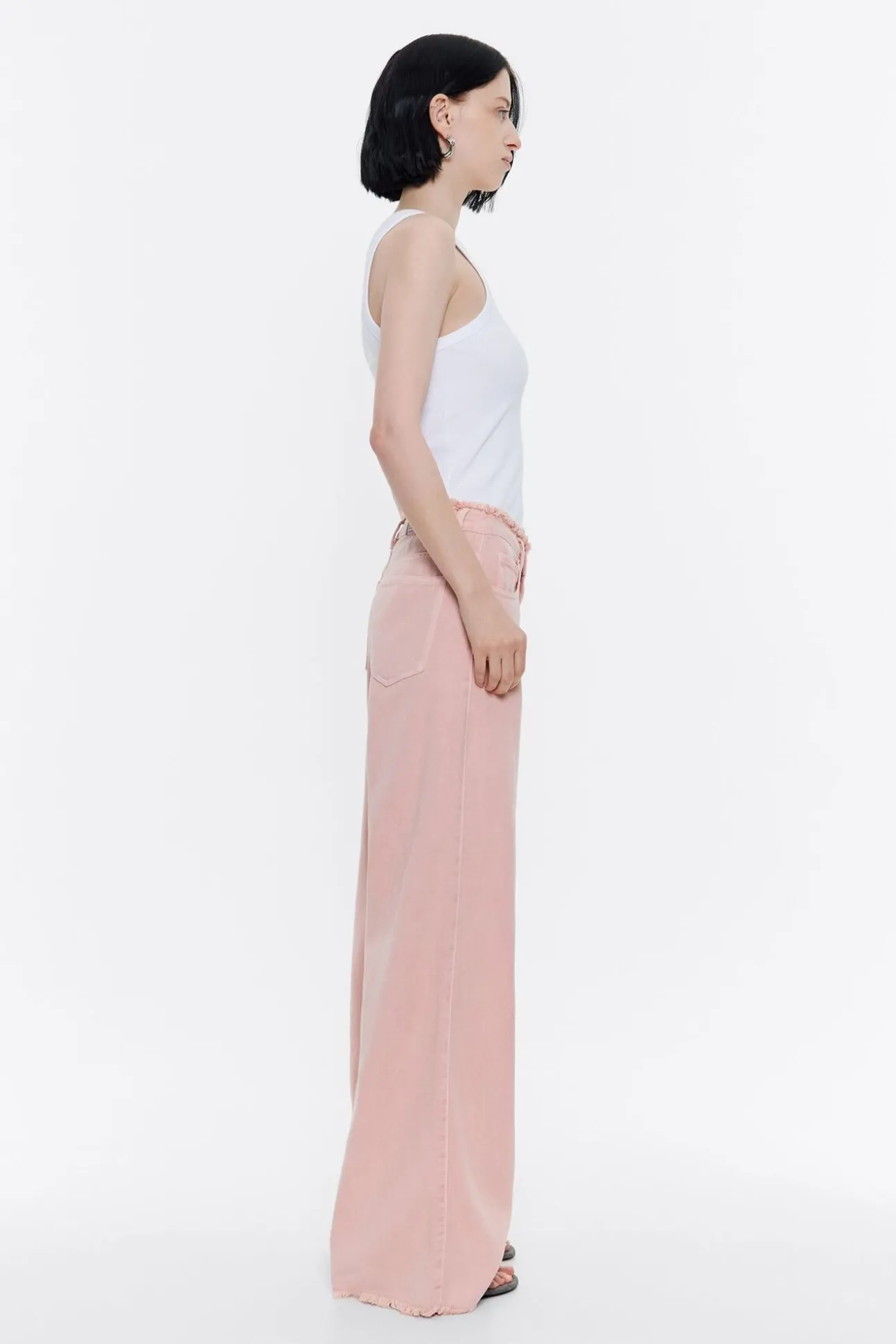 BIMBA Y LOLA Wide Leg - Vaquero Rosa<Mujer Denim