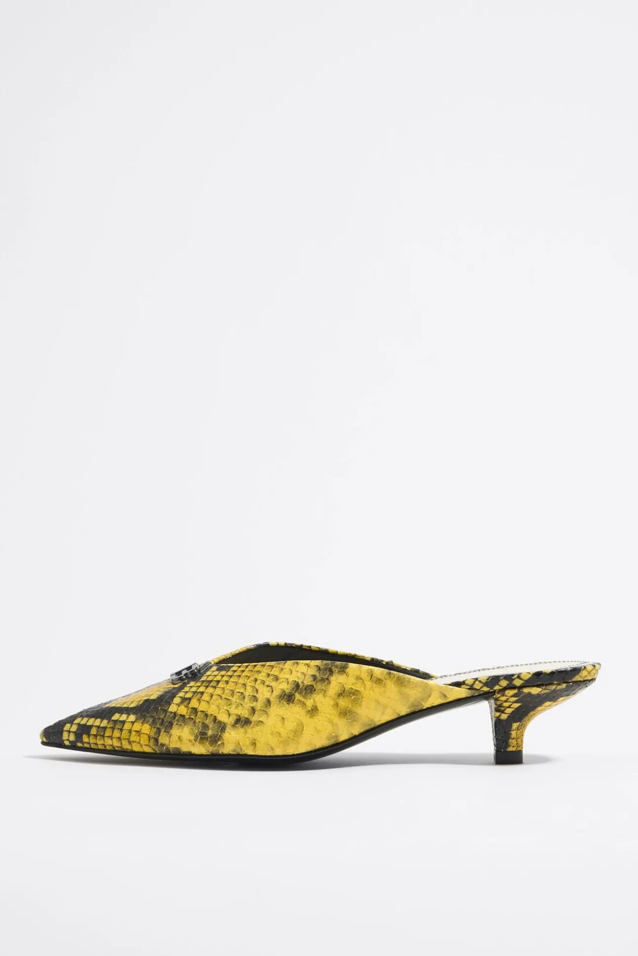 BIMBA Y LOLA Zapato Salon Piel Print Serpiente Amarillo<Mujer Salones